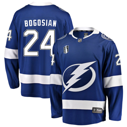 Zach Bogosian Tampa Bay Lightning Fanatics Branded Home 2022 Stanley Cup Final Breakaway Jersey &#8211; Blue