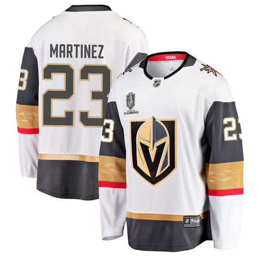 Alec Martinez Vegas Golden Knights Fanatics Branded 2023 Stanley Cup Champions Away Breakaway Jersey &#8211; White