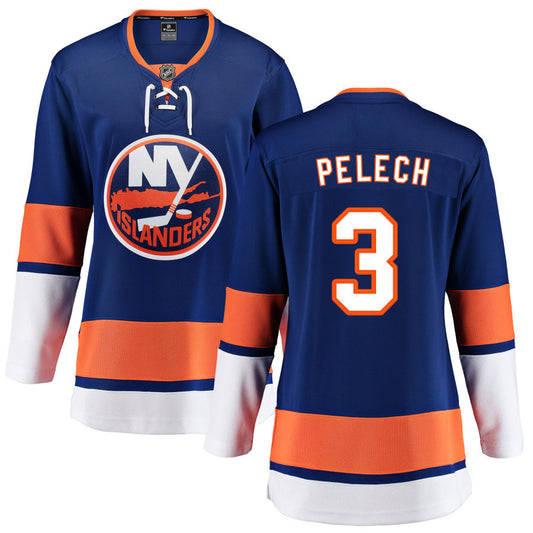 Adam Pelech New York Islanders Fanatics Branded Women&#8217;s Home Breakaway Jersey &#8211; Blue