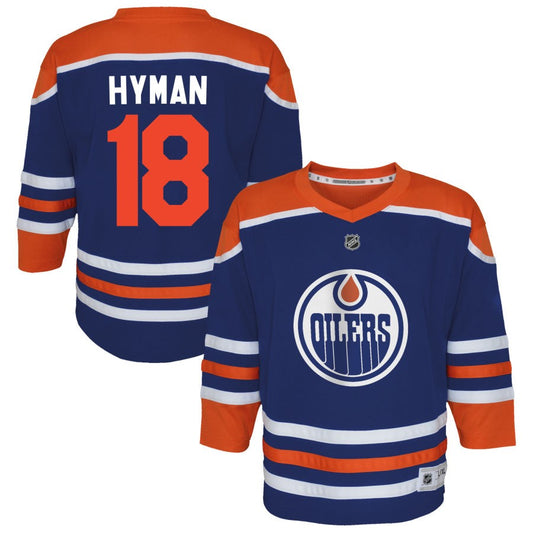 Zach Hyman Edmonton Oilers Outerstuff Preschool Home Replica Jersey &#8211; Royal