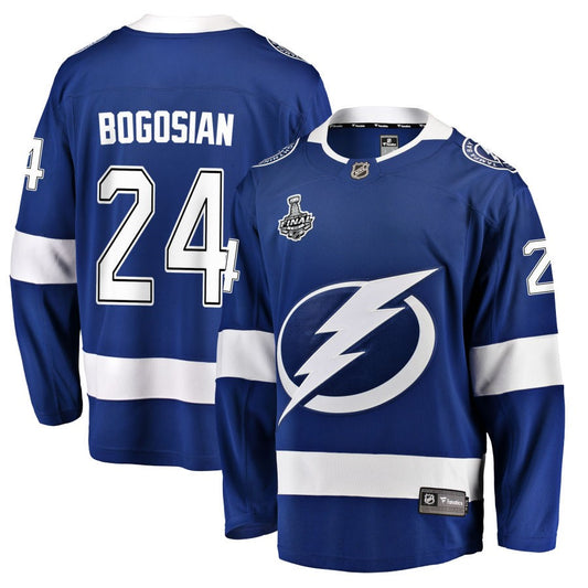 Zach Bogosian Tampa Bay Lightning Fanatics Branded 2021 Stanley Cup Champions Home Breakaway Jersey &#8211; Blue