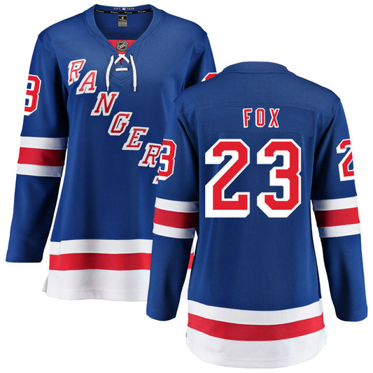 Adam Fox New York Rangers Fanatics Branded Women&#8217;s Home Breakaway Jersey &#8211; Blue