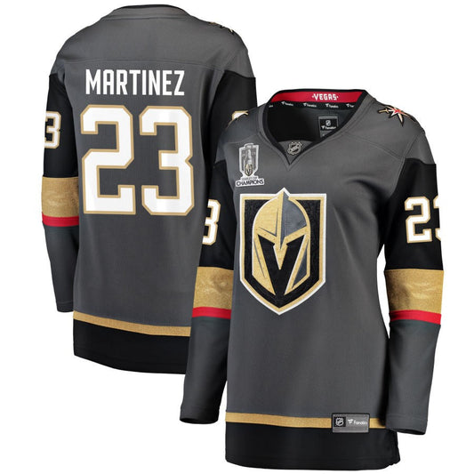 Alec Martinez Vegas Golden Knights Fanatics Branded Women&#8217;s 2023 Stanley Cup Champions Alternate Breakaway Jersey &#8211; Black
