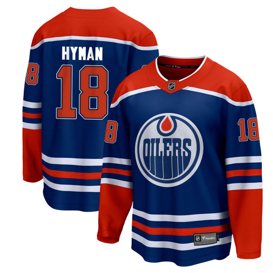 Zach Hyman Edmonton Oilers Fanatics Branded Home Breakaway Jersey &#8211; Royal