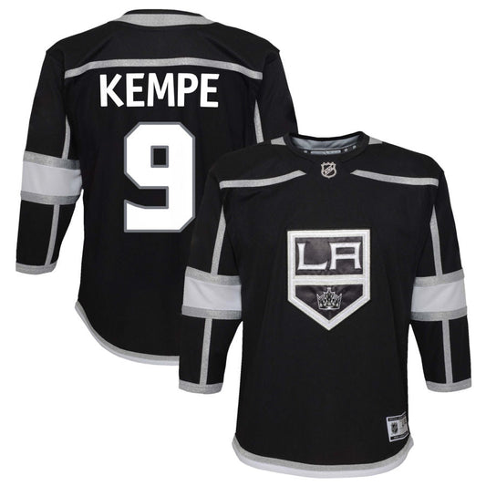 Adrian Kempe Los Angeles Kings Youth Home Replica Jersey &#8211; Black
