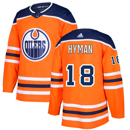 Zach Hyman Edmonton Oilers adidas Authentic Jersey &#8211; Orange