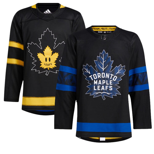 adidas Authentic Toronto Maple Leafs x drew house Alternate Blank Jersey &#8211; Black