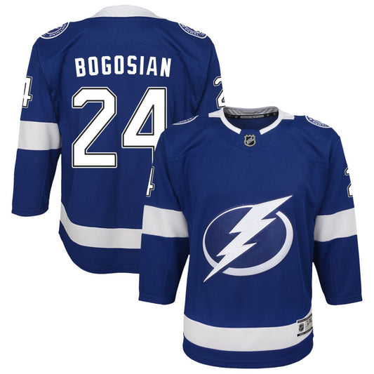 Zach Bogosian Tampa Bay Lightning Youth Home Premier Jersey &#8211; Blue