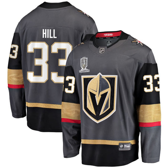 Adin Hill Vegas Golden Knights Fanatics Branded 2023 Stanley Cup Champions Alternate Breakaway Jersey &#8211; Black