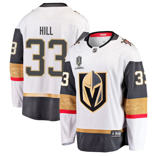 Adin Hill Vegas Golden Knights Fanatics Branded 2023 Stanley Cup Champions Away Breakaway Jersey &#8211; White