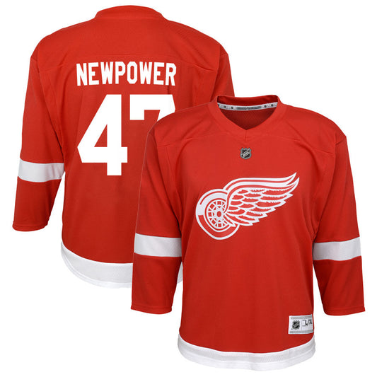 Wyatt Newpower Detroit Red Wings Youth Home Replica Jersey &#8211; Red