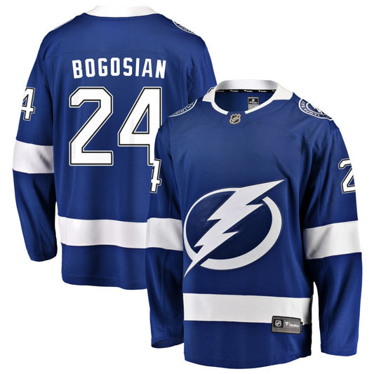 Zach Bogosian Tampa Bay Lightning Fanatics Branded Home Breakaway Jersey &#8211; Blue
