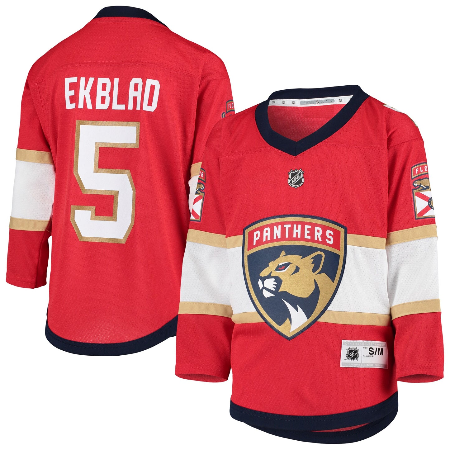 Aaron Ekblad Florida Panthers Youth Home Replica Player Jersey &#8211; Red